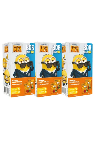 Minionki Przek�ska eat & fun mango z breloczkiem minions Zestaw 3 x 20 g
