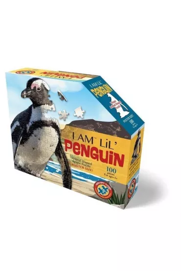 Puzzle konturowe 100 el. I am Lil - Pingwin Madd Capp
