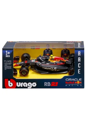 Bburago Model 1:43 BOLID F1 Red Bull Racing RB21 Tsunoda Bahrajn GP 18-38233