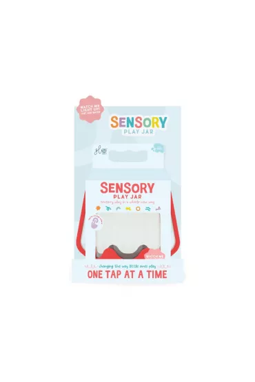 Glo Pals S�oik sensoryczny do nape�nienia wod�, kolor czerwony