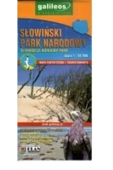 S�owi�ski Park Narodowy - ruchome wydmy. Mapa turystyczna