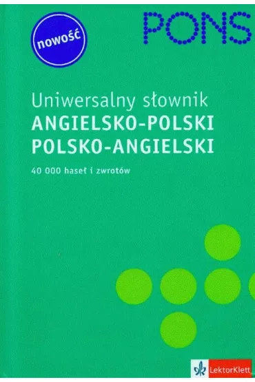 Pons uniwersalny sownik angielsko-polski polsko-angielski