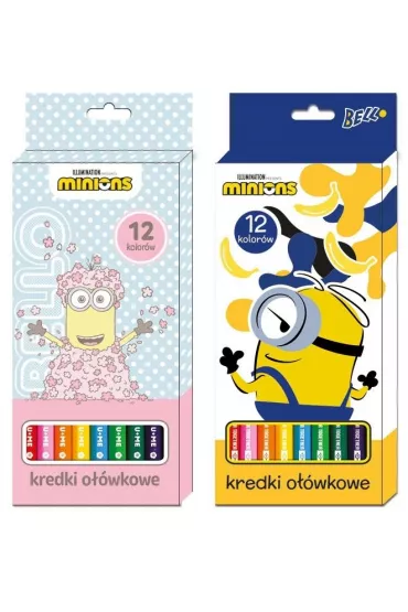 Beniamin Kredki o��wkowe Minionki 12 szt.