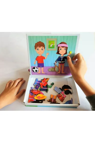 Puzzle magnetyczne Ubranka Alexander