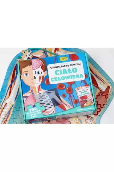 Puzzle Cia�o cz�owieka. Poznawaj, baw si�, odkrywaj Wilga Play