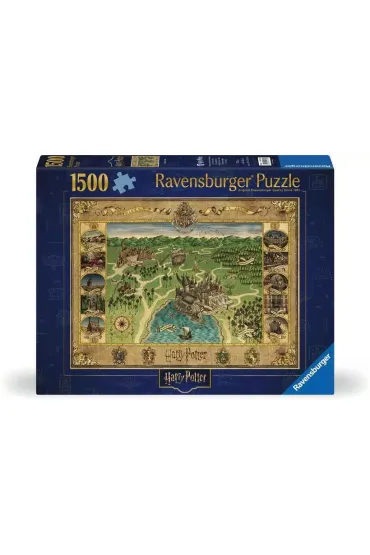 Puzzle 1500 el. Mapa Hogwartu Ravensburger