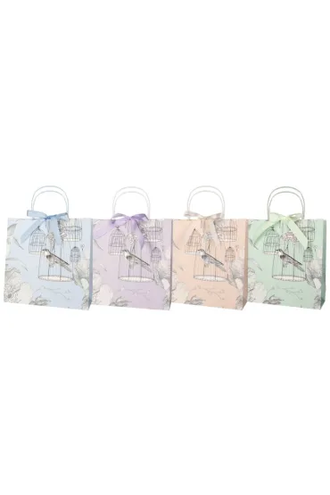 incood. Torba prezentowa 20x20 z kokard� pastelowa