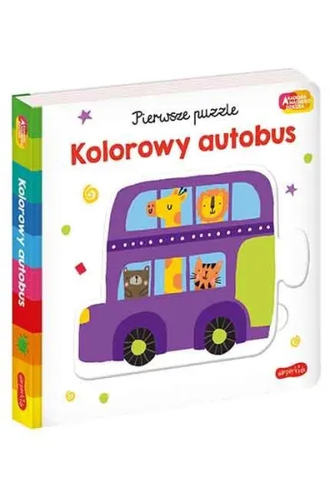 Kolorowy autobus. Akademia M�drego Dziecka. Pierwsze puzzle - Damien Barlow, Lisa  Barlow