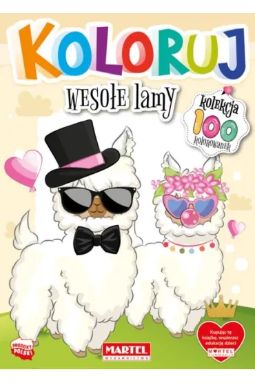Weso�e lamy. Koloruj