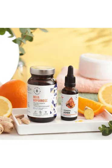 Aura Herbals Witamina D3 (4000 IU) + K2mk7 Forte Suplement diety w kroplach 30 ml