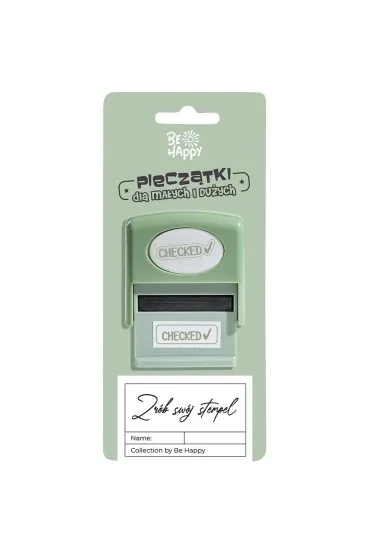 Be-Happy Gifts Piecz�tka z napisem Checked