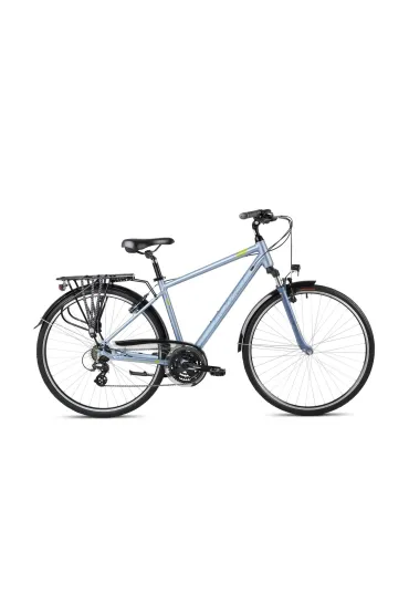 Romet Rower trekkingowy WAGANT 0 jasnografitowo-zielony 21 L