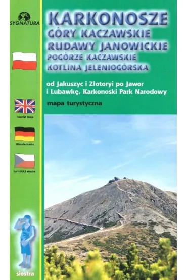Mapa tur. Karkonosze G�ry Kaczawskie 1:50 00