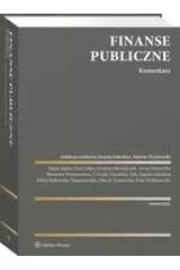 Finanse publiczne. Komentarz