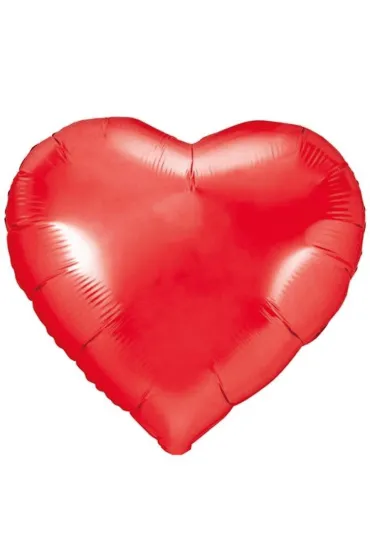 PartyDeco Balon foliowy Serce czerwony 45cm