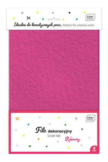 Interdruk INT Filc dekoracyjny r�owy