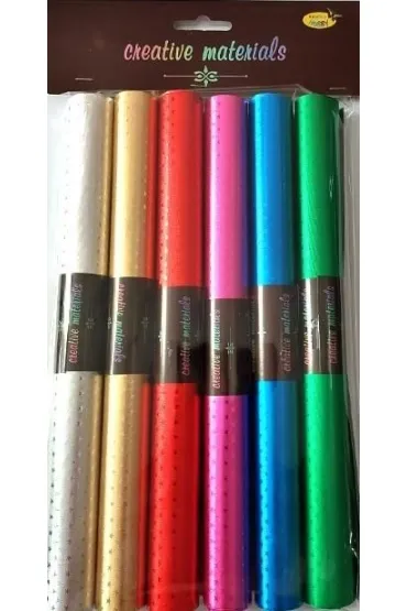 Galeria Hobby Folia aluminiowa t�oczona w gwiazdki 25x35cm