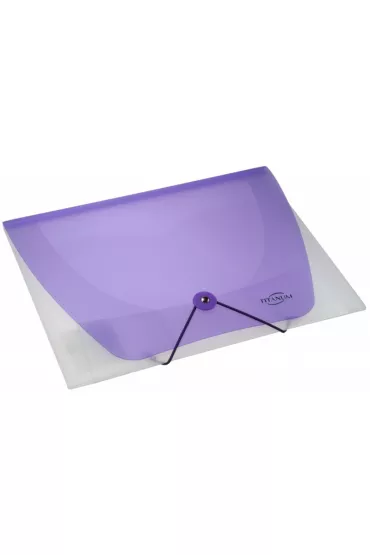 Titanum Teczka PP A4 z gumk� transparentna