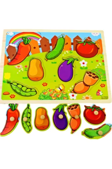 Puzzle warzywa na ogr�dku Maksik