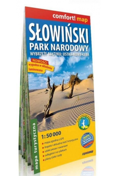 Sowiski Park Narodowy Wybrzee Batyku Ustka, Rowy, eba laminowana mapa turystyczna 1:50 000