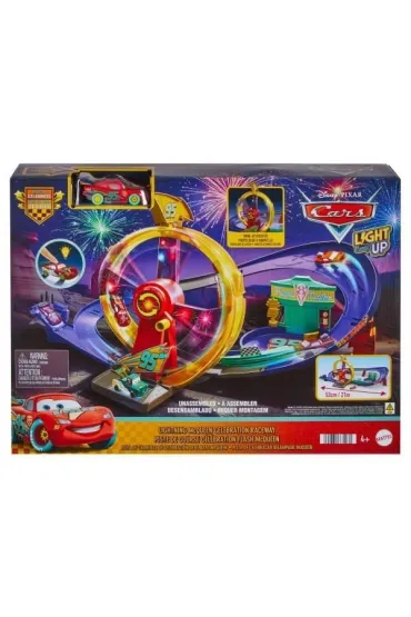 Cars Auta Odjazdowe �wi�towanie Tor wy�cigowy Mattel