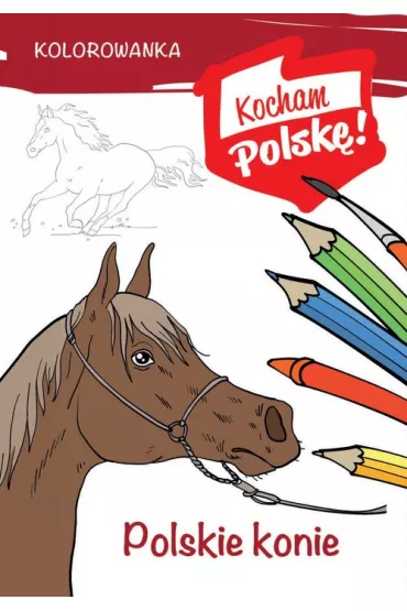 Malowanka patriotyczna Polskie konie - Krzysztof Kie�basi�ski