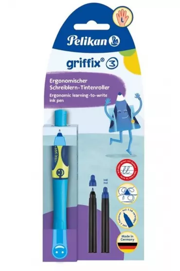 Pelikan Pi�ro kulkowe Griffix Neon Fresh Blue dla lewor�cznych