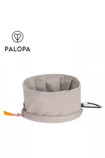 Palopa Miska turystyczna dla psa skadana Tura taupe