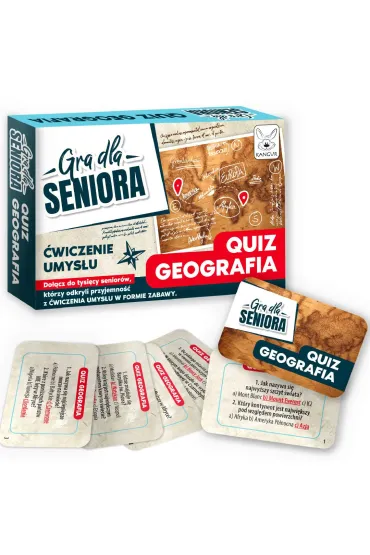 GRA DLA SENIORA QUIZ GEOGRAFIA Kangur