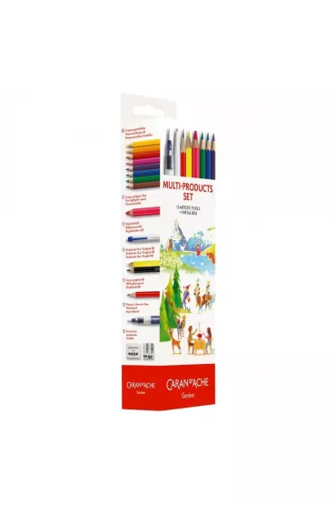 Carandache Metalowy pi�rnik z wyposa�eniem 16 el.