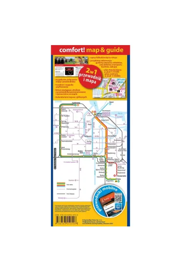 Amsterdam map&guide PL laminat 2024
