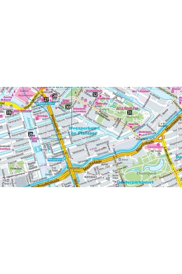 Amsterdam map&guide PL laminat 2024