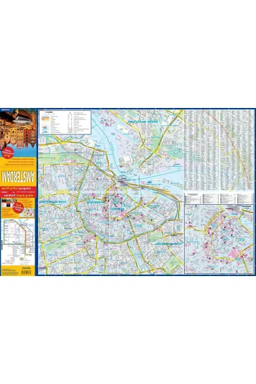 Amsterdam map&guide PL laminat 2024