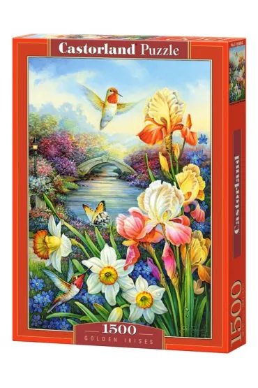 Puzzle 1500 el. Golden Irises Castorland