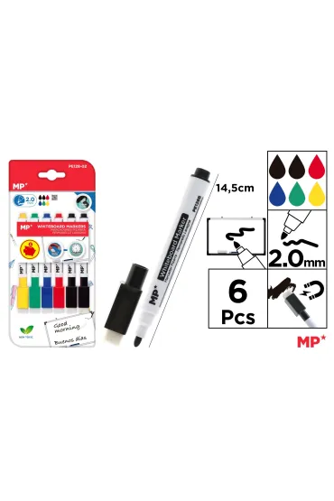 Mp Main Paper Marker do tablic 6 szt.