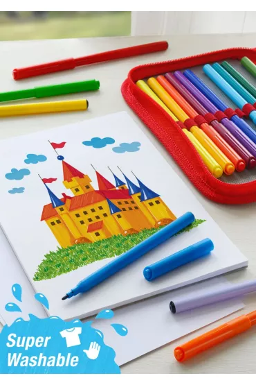Faber-Castell Flamastry Zamek 36 szt.