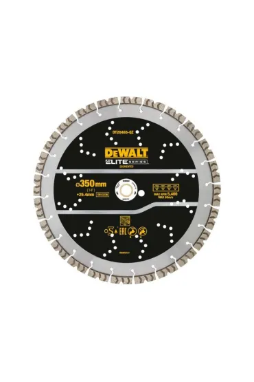 Dewalt tarcza diamentowa segmentowa 350mm elite pr�ty zbrojone/beton