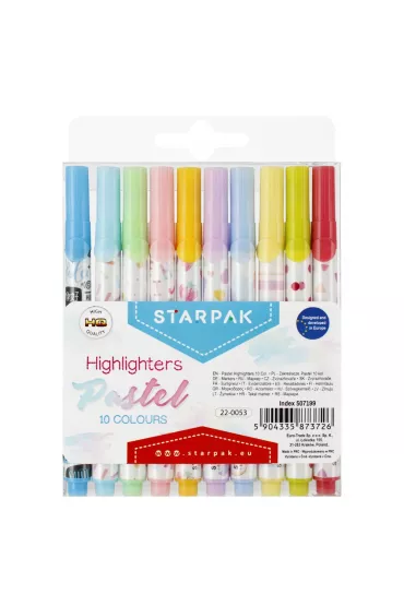 Starpak Zakre�lacz pastelowe 10 szt.