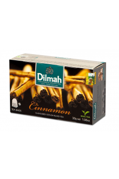 Dilmah Cejloska czarna herbata z aromatem cynamonu 20 x 1.5 g