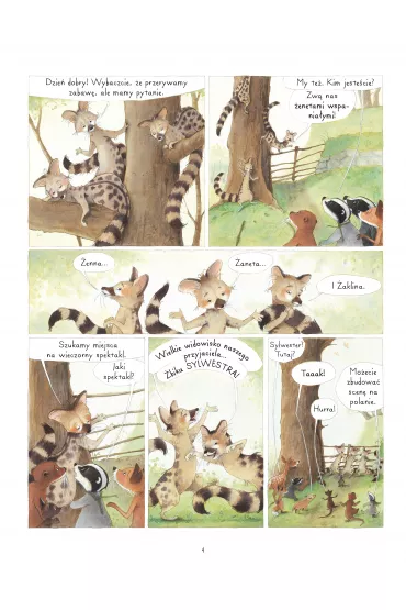 M�j pierwszy komiks 5+ Jestem sob�. Pan Borsuk i pani Lisica. Tom 6 - Brigitte Luciani, Eve  Tharlet