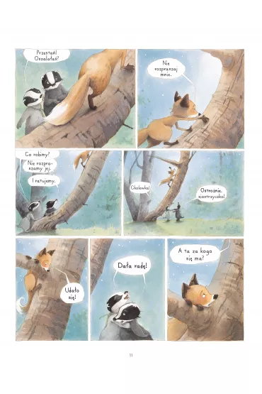 M�j pierwszy komiks 5+ Jestem sob�. Pan Borsuk i pani Lisica. Tom 6 - Brigitte Luciani, Eve  Tharlet