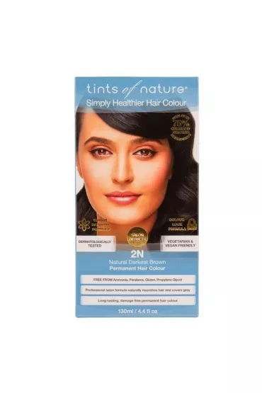 Tints of nature Naturalna farba do wosw  - 2N Bardzo ciemny brz 130 ml