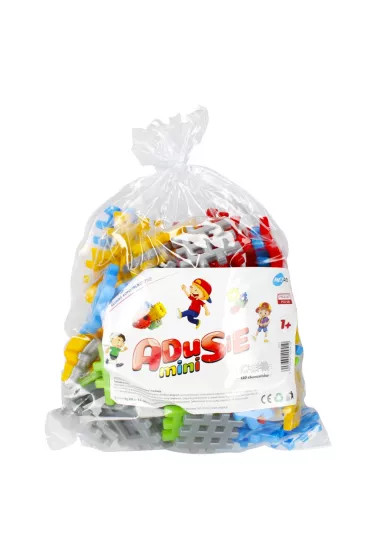 Klocki konstrukcyjne Wafle mini 130 element�w Adusie CZAKO 409410