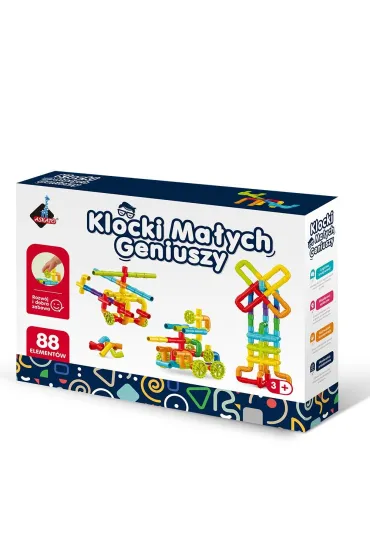 Klocki ma�ych geniuszy Z��czki 88 element�w