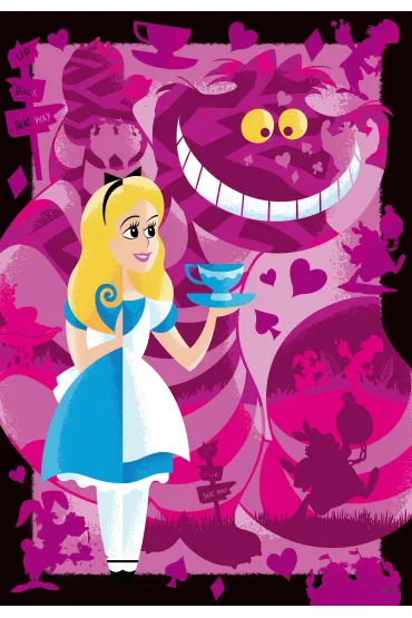 Puzzle 300 el. 2D Alicja w Krainie Czar�w Ravensburger
