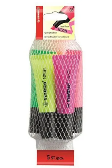 Stabilo Zakre�lacz Neon 5 szt.
