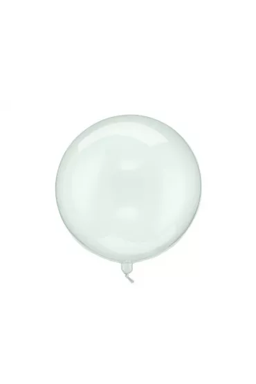 PartyDeco Balon Kula transparentny zielony 40cm