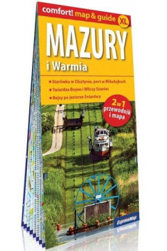 Comfort! map&guide XL Mazury i Warmia 2w1