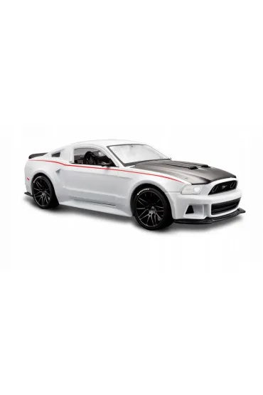 MAISTO 31506-88 Ford Mustang Street Racer 2014 bia�y 1:24 Special Edition