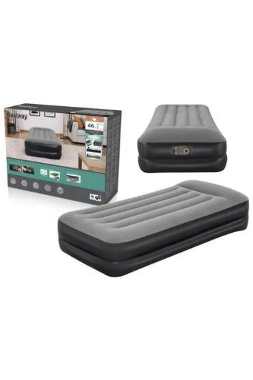 Materac welurowy z pompk� elektryczn� 191x97x46cm